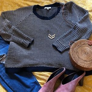 Madewell Striped Cotton Sweater